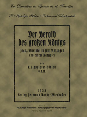 cover image of Ein Dramatiker im Gewand des hl Franziskus